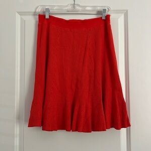 Maeve by Anthropologie Knit Orange skirt